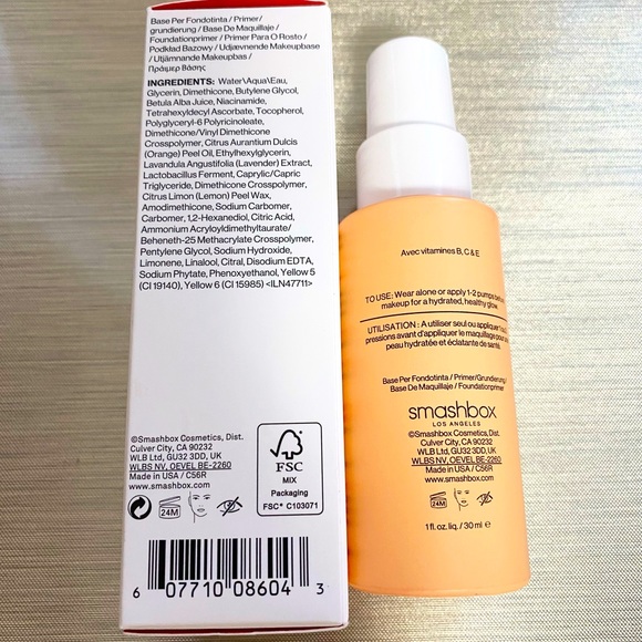 BRAND NEW Smashbox Photo Finish Vitamin Glow Primer, 1 oz ❤️❤️❤️ - Picture 3 of 5